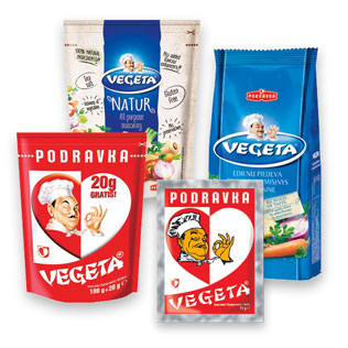 Prieskonių mišiniams VEGETA (4 rūšių), 75 g, 150 g, 200 g, 250 g