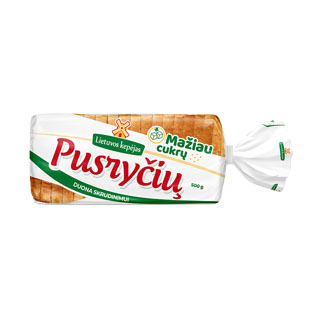 PUSRYČIŲ duona skrudinimui MAŽIAU CUKRŲ, 500 g