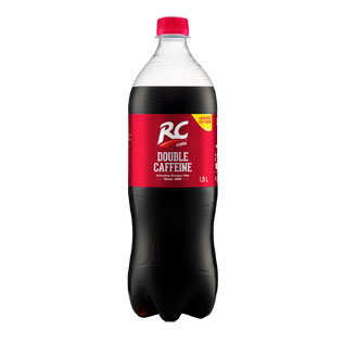 Gazuotas gaivusis gėrimas RC COLA DOUBLE COFFEINE, 1,5 l