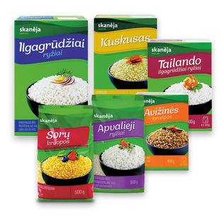 Ryžiams ir kruopoms SKANĖJA (įv. rūšių), 0,4-1 kg