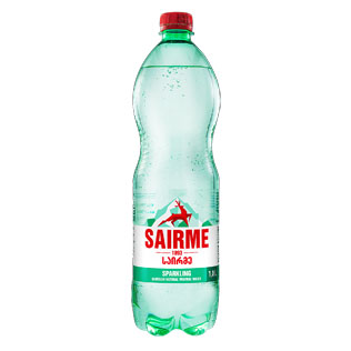 Natūralus gazuotas mineralinis vanduo SAIRME, 1 l