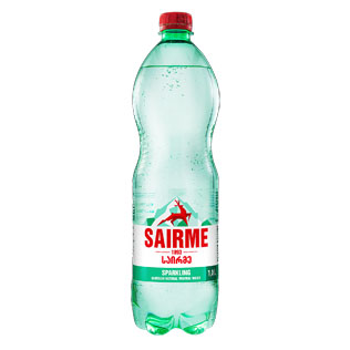 Gazuotas natūralus mineralinis vanduo SAIRME, 1 l