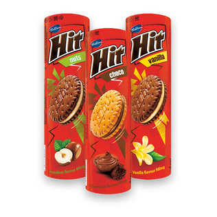 Sausainiai BAHLSEN HIT (3 rūšių), 220 g