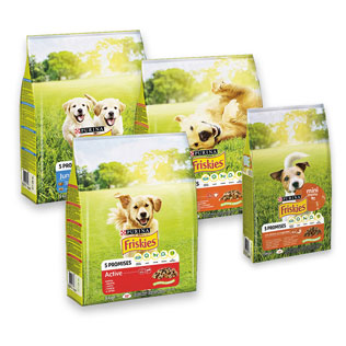 Sausam šunų ėdalui FRISKIES (4 rūšių), 1,5 kg, 3 kg