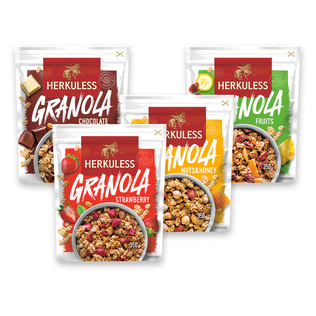 Sausi pusr. HERKULESS GRANOLA (4 rūšių), 350 g
