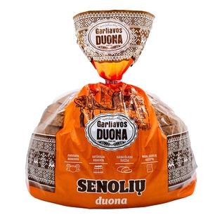 SENOLIŲ duona GARLIAVOS DUONA, 750 g