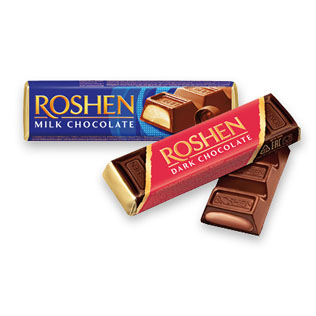 Šokoladukas su įdaru ROSHEN (2 rūšių), 43 g