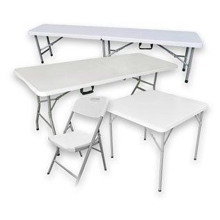 Sulankstomiems plastikiniams stalams, suolui ir kėdei, art. KM-F002/015A/ 016/018, 1 vnt.