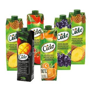 Sultims, nektarams ir sulčių gėrimams CIDO (įv. rūšių), 1 l
