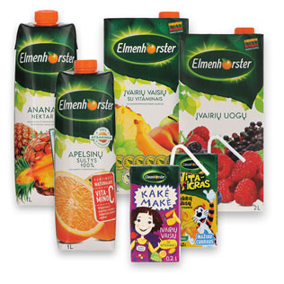 Sultims, nektarams ELMENHORSTER (įv. rūšių), 0,2 l, 1 l, 2 l