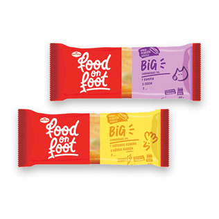 Sumuštinis BIG SUBMARINAS FOOD ON FOOT (2 rūšių), 240 g, 255 g