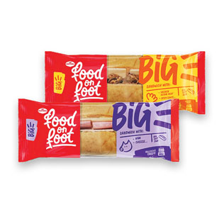 Sumušt. BIG SUBMARINAS FOOD ON FOOT (2 rūšių), 240 g, 255 g