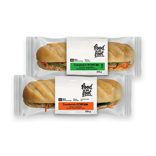Sumuštinis FOOD ON FOOT BANH MI, 210 g arba KOREAN, 230 g