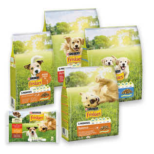 Šunų ėdalui FRISKIES (įv. rūšių), 340 g-3 kg