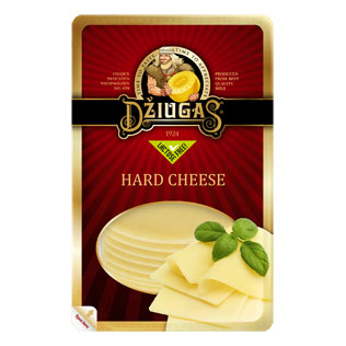 Kiet.pjaust.sūris DŽIUGAS,brand. iki 12 mėn., 40% rieb. s. m., 150 g