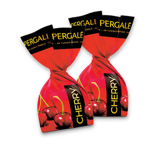 Sveriami saldainiai PERGALĖ CHERRY, 1 kg