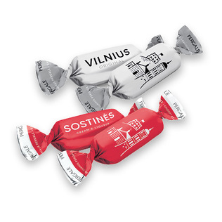 Sveriami saldainiai VILNIUS arba SOSTINĖS, 1 kg