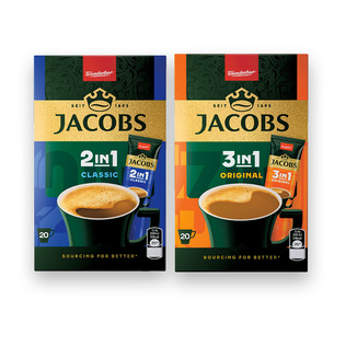 Tirpiosios kavos gėr. pak. JACOBS 3IN1 arba 2IN1, 248-252 g
