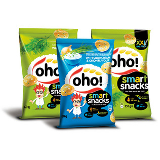 Traškučiai OHO! 3 rūšių, 60 g