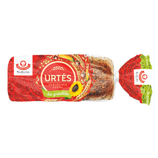 URTĖS sumuštinių duona su grūdais, 470 g