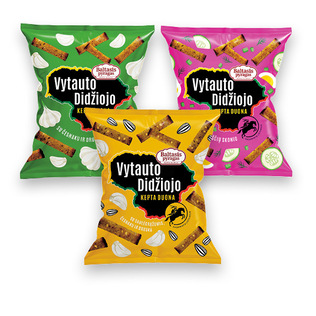 VYTAUTO DIDŽIOJO kepta duona (3 rūšių), 100 g