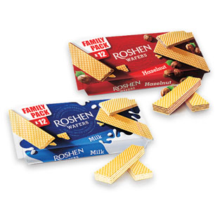 Vafliai ROSHEN WAFERS (2 rūšių), 216 g