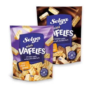 Vafliai SELGA MINI (2 rūšių), 250 g