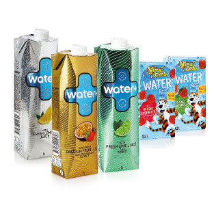 Vandeniui su skoniais VITA TIGRAS WATER (2 rūšių) ir WATER+ (3 rūšių), 0,2 l, 1 l