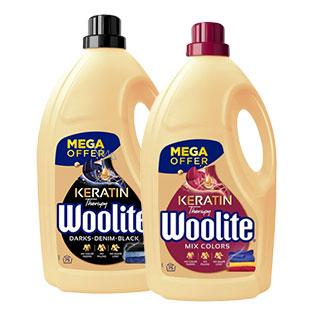 Skystas sklabiklis WOOLITE COLOR arba DARK, 4,5 l