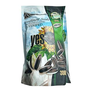 Saulėgrąžos YES dryžuotos, nesūdytos, 300 g
