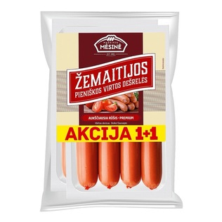 Rinkinys: virtos ŽEMAITIJOS PIENIŠKOS dešrelės, 2 x 260 g/ rink., 520 g