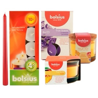 Dekoratyvinėms, stalo ir skridininėms žvakėms BOLSIUS