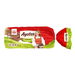 AGOTOS sumuštinių duona su grūdais ir sėklomis, 470 g