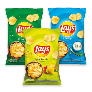 Bulvių traškučiai LAY´S (3 rūšių), 180 g