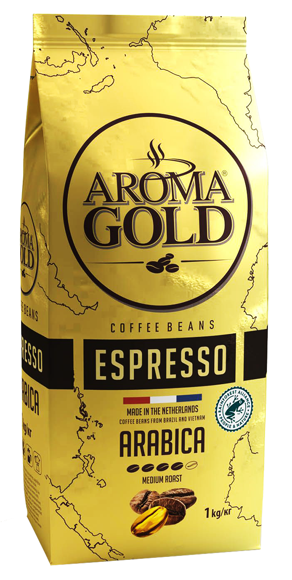 Kavos pupelės AROMA GOLD ESPRESSO, 1 kg