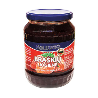 KOLUMBO braškių uogienė, 850 g