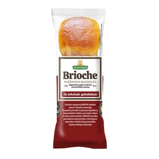 Plėšomos bandelės BRIOCHE LIETUVOS KEPĖJAS su šokolado gabaliukais, 200 g