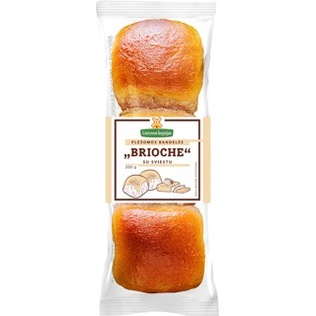 Plėšomos bandelės su sviestu BRIOCHE BIRŽŲ DUONA, 300 g