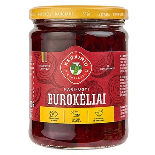 KĖDAINIŲ KONSERVŲ marinuoti burokėliai, 480 g