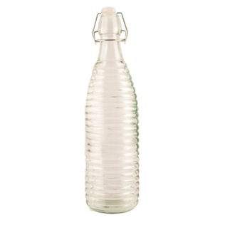 Stiklinis butelis su dangteliu TWIST, 1 l, 1 vnt.