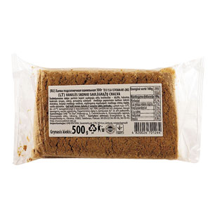 Fasuota vanilinė chalva, 500 g/pak.