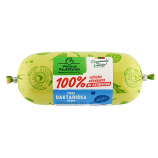 DAKTARIŠKA virta dešra BE ANTIBIOTIKŲ, 300 g