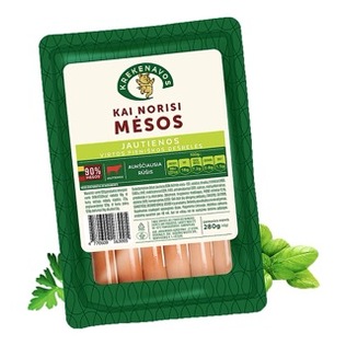 Virtos jautienos dešrelės KAI NORISI MĖSOS, a. r., 280 g