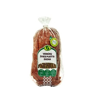 VERBŪNŲ šviesi plikyta duona PAGRANDUKAS, 500 g