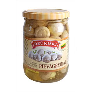 DZŪKIŠKI marinuoti pievagrybiai, 500 g