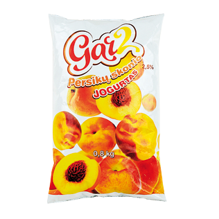 Geriamasis jogurtas GAR2 persikų skonio 2,5% rieb., 800 g