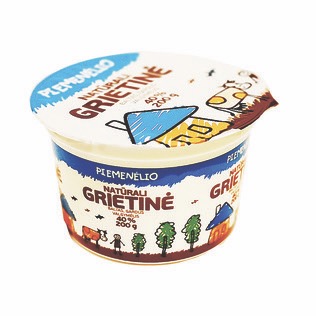 PIEMENĖLIO grietinė, 40% rieb., 200 g