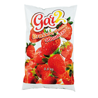 Geriamasis jogurtas GAR2 braškių skonio, 2,5% rieb., 800 g