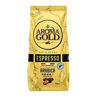 Kavos pupelės AROMA GOLD ESPRESSO, 1 kg