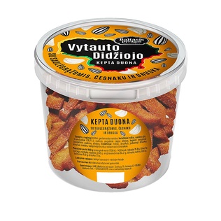 VYTAUTO DIDŽIOJO kepta duona su saulėgr. ir česnak., 180 g